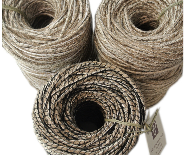 Jute and Cotton yarn for bags 4,5mm - cakes