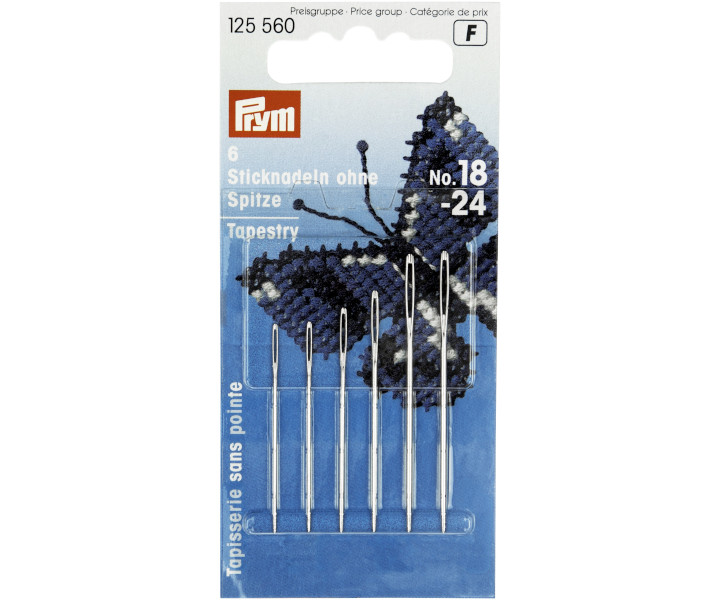 Embroidery Needles rounded tip - PRYM125560