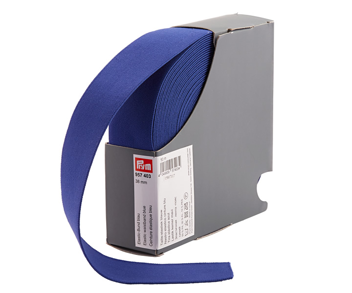 Elastic waistband Blue 38mm - PRYM 957403