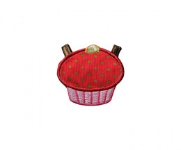 Embroidered motif cupcake - 50x55mm