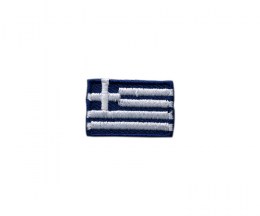 Embroidered Motif Greek Flag - 25x15mm