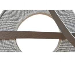 Leatherette tape greige textured 1cm - STAFIL119602-31