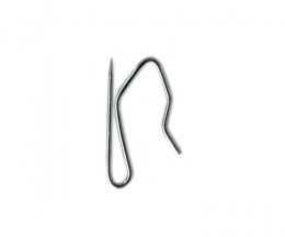 Curtain pin hook, metallic 35mm - MAR090