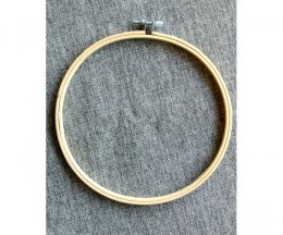Bamboo Embroidery Hoop with Screw - 20cm