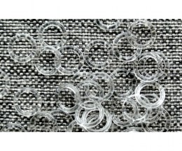 Plastic transparent rings for roman shades - 7mm