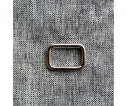 Rectangular loops for bags silver - 30mm
