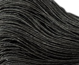 PAPIR twisted raffia - black - 100gr 150m - closeup