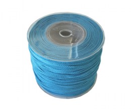 Cotton i-cord 2,5 mm #12# - turquoise - the reel