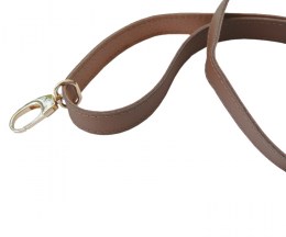 Light Brown Leather Strap with Hooks - closeup