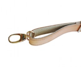 Natural Leather Strap with Hooks - detail