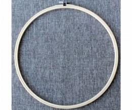 Bamboo Embroidery Hoop with Screw - 30cm