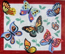 Print Canvas butterflies - GOBELIN