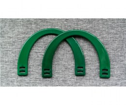 Pair of green plastic bag handles - STAFIL335809-07