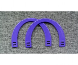 Pair of purple plastic bag handles - STAFIL335809-06