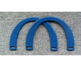 Pair of blue plastic bag handles - STAFIL335810-47
