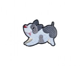 Embroidered Iron-on Motif Puppy