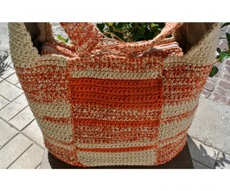 Bag made with Cotton+Polyester cord Yarn