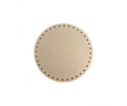 Basket base wooden circular - 10cm