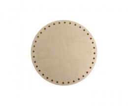 Basket base wooden circular - 15cm