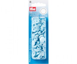 Plastic Sky Blue Non-sew Snap Fasteners 12,4mm - PRYM 393120 - packed