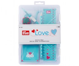 Travel box Sewing Set, medium, turquoise - PRYM651200