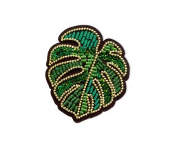 Embroidered motif monstera leaf - PRYM 926672 - the motif