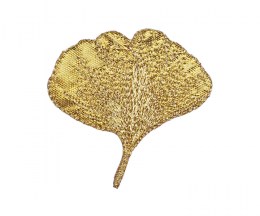 Embroidered motif ginkgo leaf - PRYM 926707 - the motif