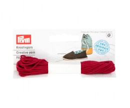 Creative yarn for espadrilles, red - PRYM 932623