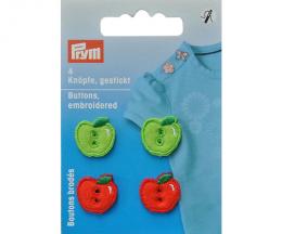 Embroidered Buttons Apples PRYM 312404
