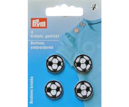 Embroidered Buttons Football PRYM 312407