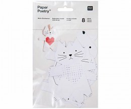Paper Poetry Animals Paper Canvases - RICO08792.78.75
