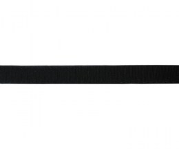 Hook & Loop (Velcro) self-adhesive tape hard, black 2cm wide
