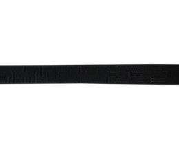 Hook & Loop (Velcro) sewing tape, hard, black 2cm wide