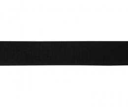 Hook & Loop (Velcro) sewing tape, hard, black 3cm wide