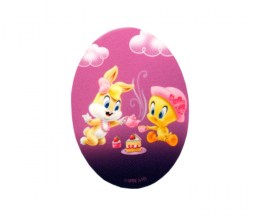Stamped Oval Motif LOONEY TUNES #1#