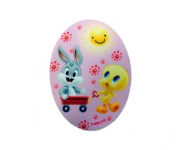 Stamped Oval Motif LOONEY TUNES #2#