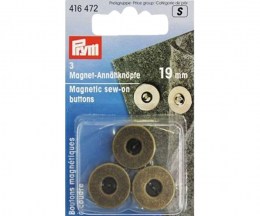 Magnetic snaps Sew-on gold PRYM 416471
