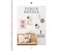 RICO Punch Needle embroidery book Sakura Sakura No 5 - front cover