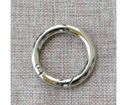 Bag Snap-rings (pair) silver 30mm